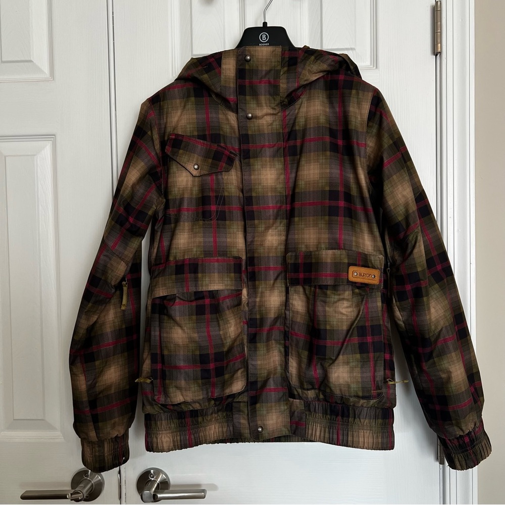 Burton Plaid Ski Snowboard insulated jacket